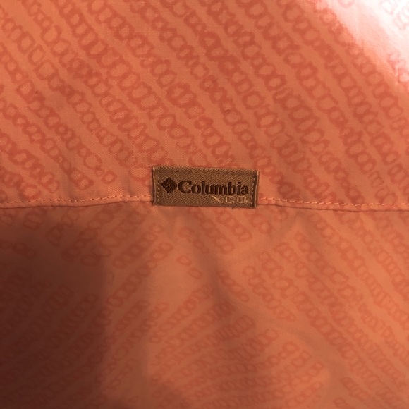 Columbia Womens Golf/Hiking Lt Pink Button Down Short Sleeve shirt size Medium - Picture 4 of 8